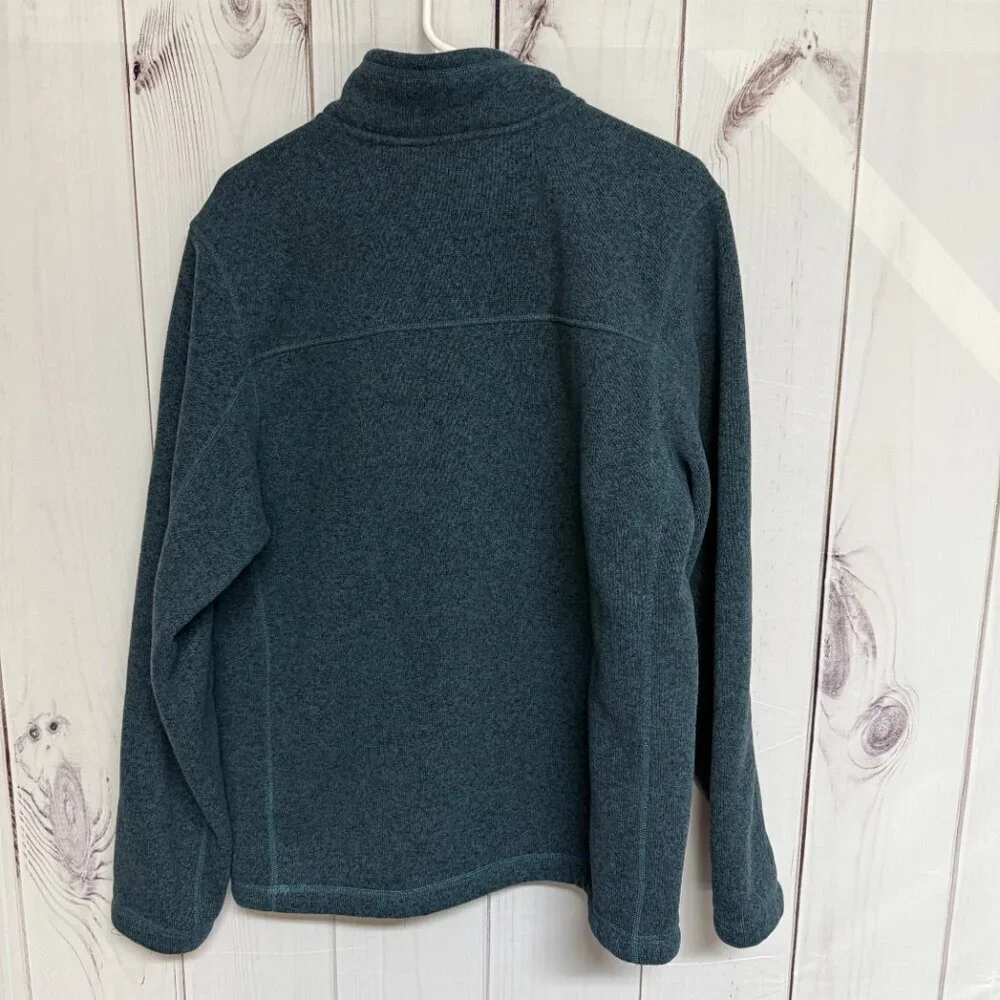 The North Face Gordon Lyons 1/2 Zip Sweater Fleece Jacket Men’s Large Blue Heath
